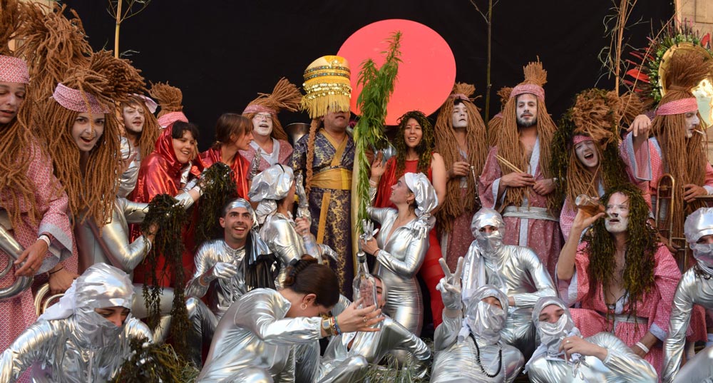 Les Kosmonots au concours de fanfare des bozarts de 2022